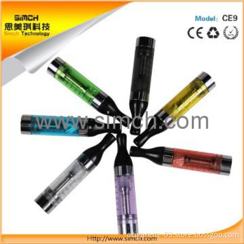 USA hot selling unique removable tank e cigarette clearomizer CE9